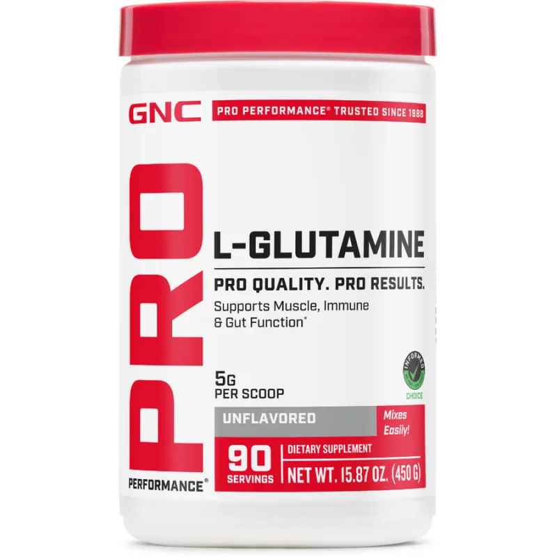 L-Glutamina Micronizata Pudra 5000mg fara Aroma Pro Performance 450g GNC — preț și oferte