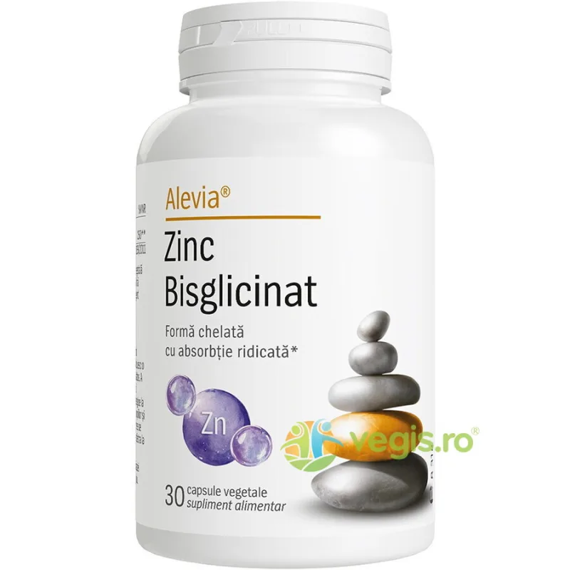 Zinc Bisglicinat 30cps vegetale ALEVIA — preț și oferte
