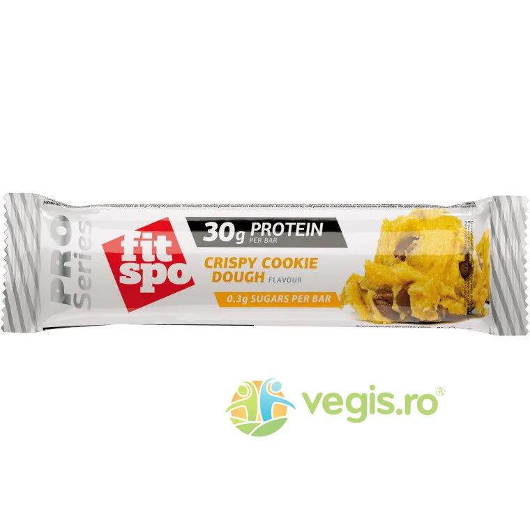 Baton Proteic 35% Proteina Crispy Cookie Dough 85g FITSPO — preț și oferte