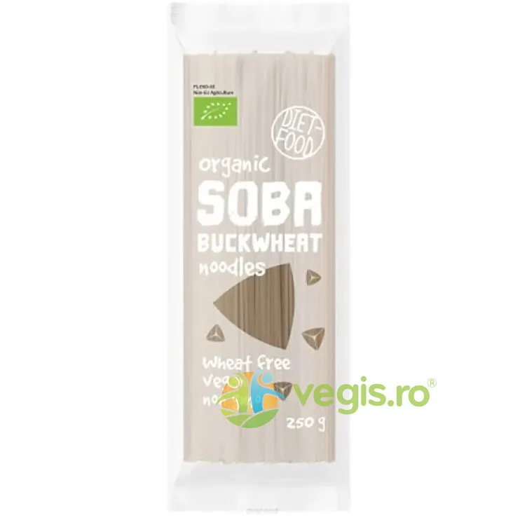 Paste Taitei tip Soba 100% din Hrisca Ecologici/Bio 250g DIET FOOD — preț și oferte