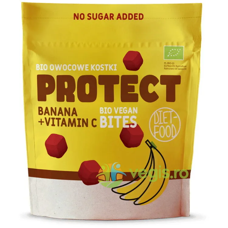 Cuburi de Fructe cu Vitamina C Ecologice/Bio 120g DIET FOOD — preț și oferte