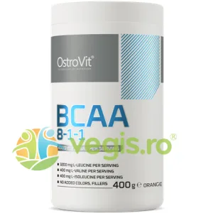 Aminoacizi BCAA 8-1-1 cu Aroma de Portocala 400g
