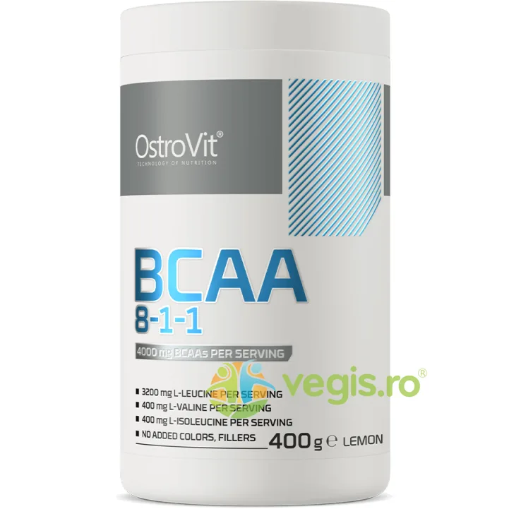BCAA 8-1-1 cu Aroma de Lamaie 400g OSTROVIT — preț și oferte