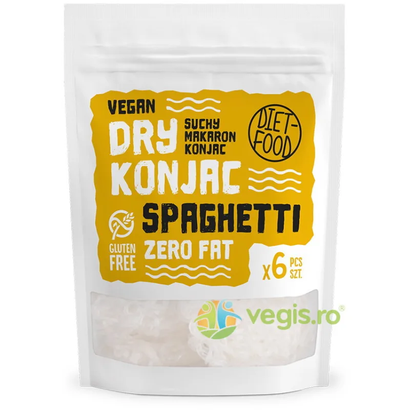 Shirataki Spaghetti - Paste Konjac Uscate 150g DIET FOOD — preț și oferte