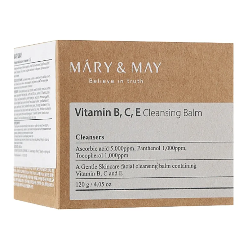 Balsam de curatare cu Vit. B. C. si E, 120g, Mary and May — preț și oferte