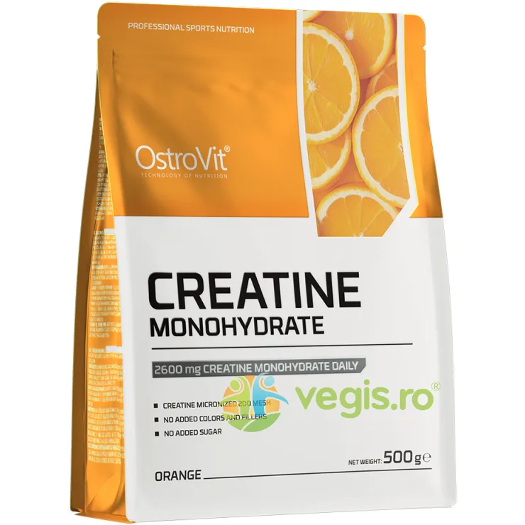 Creatina Monohidrata cu Aroma de Portocala 500g OSTROVIT — preț și oferte