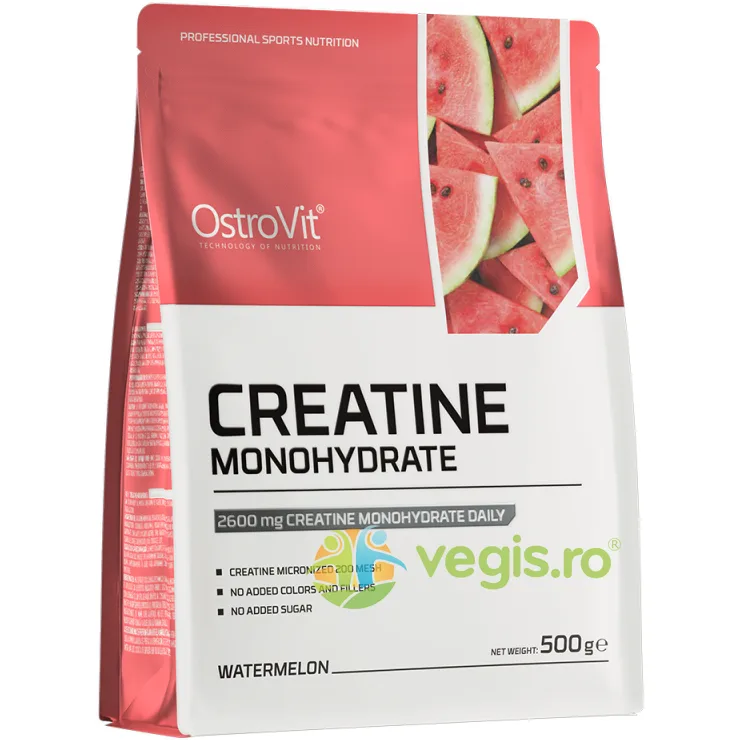 Creatina Monohidrata cu Aroma de Pepene Rosu 500g OSTROVIT — preț și oferte