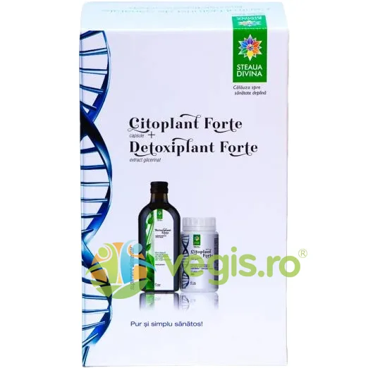 Citoplant Forte 270cps + Detoxifiant Forte Extract Glicerinat 500ml STEAUA DIVINA — preț și oferte