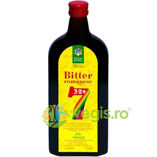 Bitter Romanesc 32+7 Plante Medicinale 500ml STEAUA DIVINA — preț și oferte
