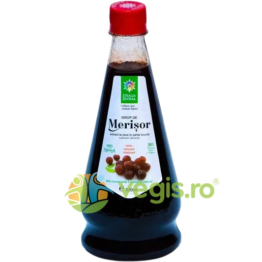 Sirop de Merisor Presat la Rece 520ml STEAUA DIVINA — preț și oferte