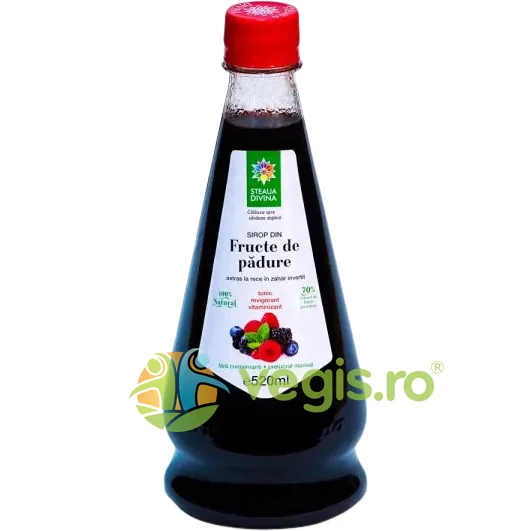 Sirop de Fructe de Padure Presat la Rece 520ml STEAUA DIVINA — preț și oferte