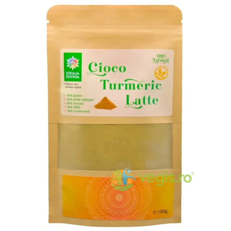 Cioco Turmeric Latte 100g STEAUA DIVINA — preț și oferte