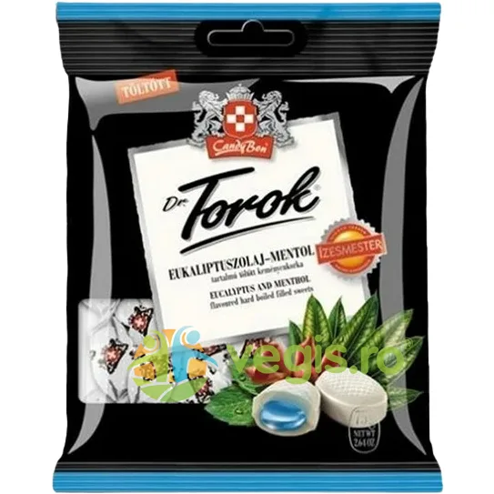 Bomboane cu Eucalipt Dr. Torok 75g Herbavit — preț și oferte