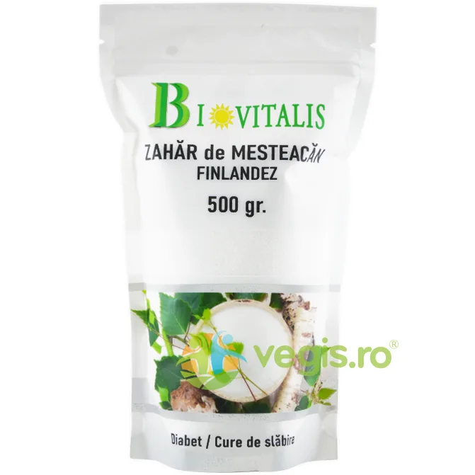 Zahar de Mesteacan Finlandez 500g BIOVITALIS — preț și oferte