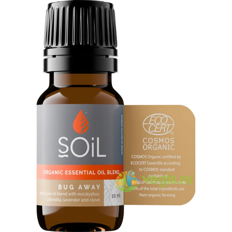Bug Away Amestec de Uleiuri Esentiale Ecologic/Bio 10ml SOiL — preț și oferte