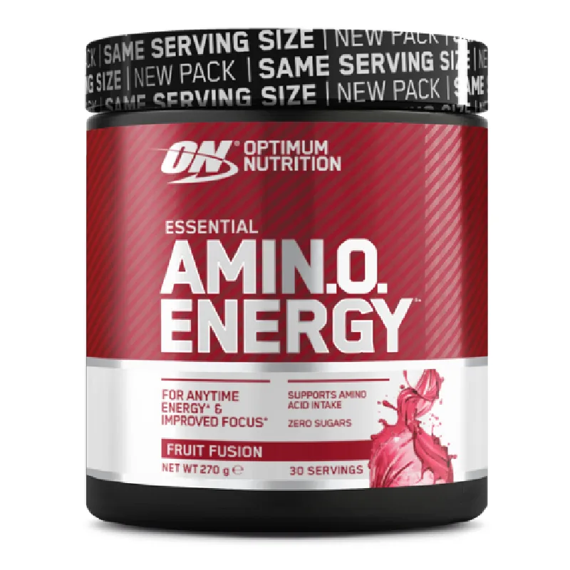 Aminoacizi cu cafeina Amin.O.Energy, Fruit Fusion, 270g, Optimum Nutrition — preț și oferte