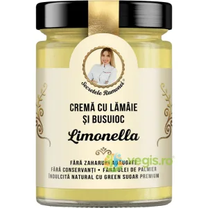 Crema cu Lamaie si Busuioc fara Zahar Adaugat Limonella Secretele Ramonei 350g