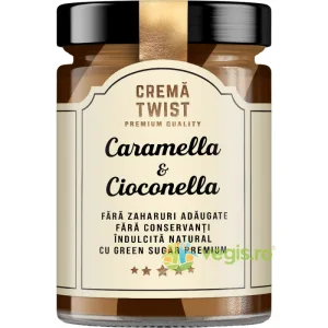 Crema Twist Caramella si Cioconella fara Zahar Adaugat Secretele Ramonei 350g