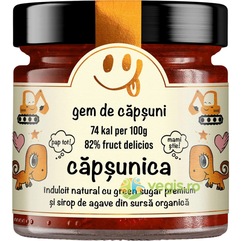 Gem de Capsuni fara Zahar Adaugat Secretele Evei 250g REMEDIA — preț și oferte
