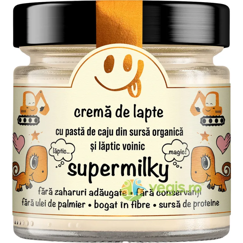 Crema de Lapte Supermilky fara Zahar Adaugat Secretele Evei 250g — preț și oferte