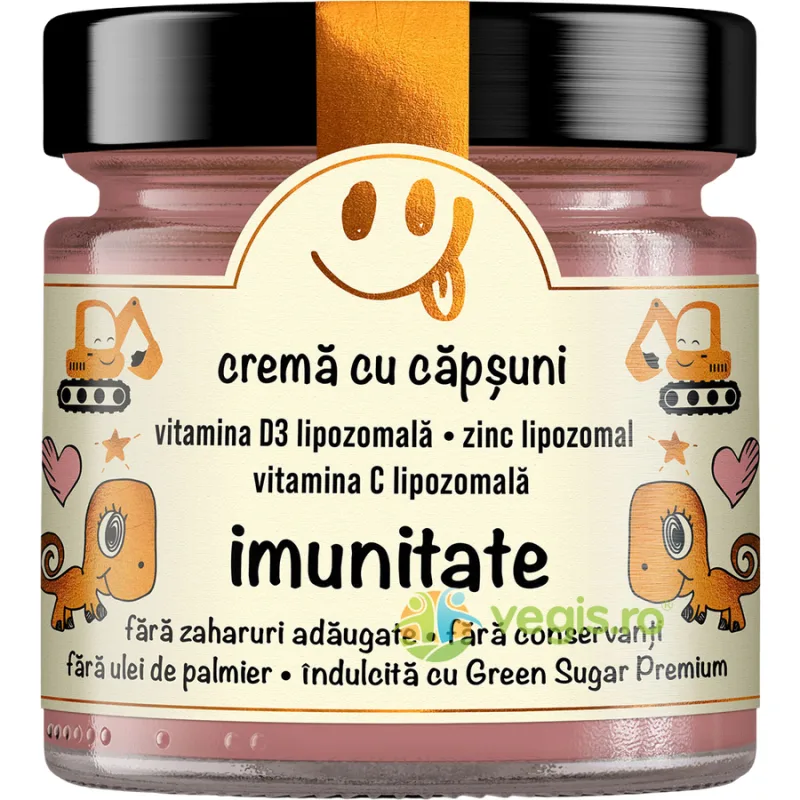 Imunitate Crema cu Capsuni si Vitamine fara Zahar Adaugat Secretele Evei 250g REMEDIA — preț și oferte