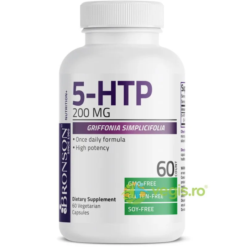 5-HTP 200mg 60tb BRONSON LABORATORIES — preț și oferte