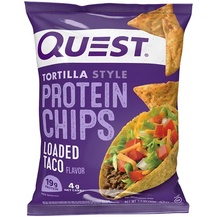 Chips-uri Proteice cu Aroma de Taco 32g QUEST NUTRITION — preț și oferte