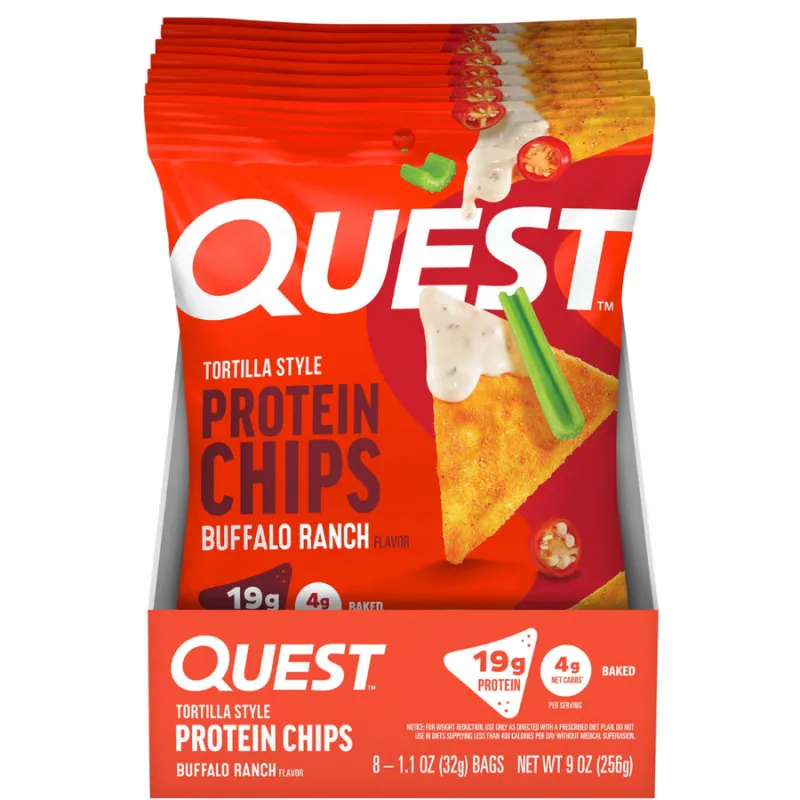 Chips-uri Proteice cu Aroma de Buffalo Ranch 32g QUEST NUTRITION — preț și oferte