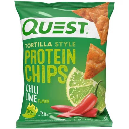 Chips-uri Proteice cu Aroma de Chili si Lime 32g QUEST NUTRITION — preț și oferte