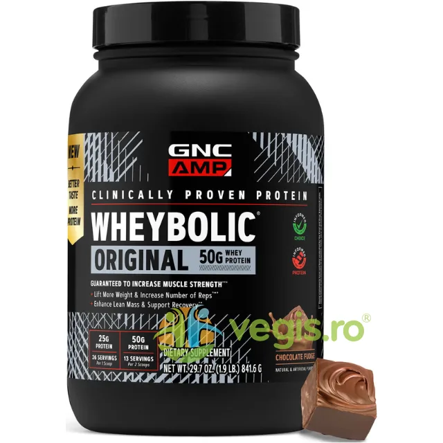 Proteina din Zer Studiata Clinic cu Aroma de Ciocolata 841.6g GNC — preț și oferte