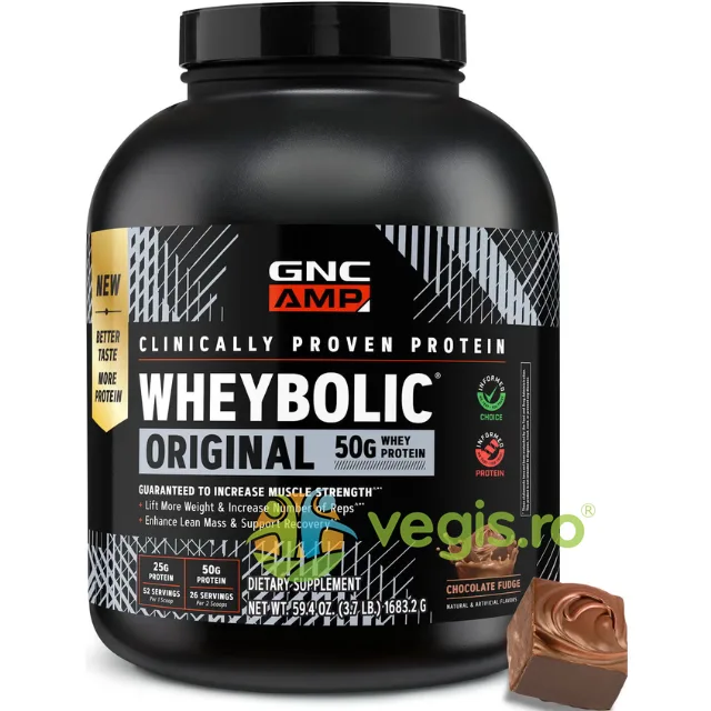 Proteina din Zer Studiata Clinic cu Aroma de Ciocolata 1683.2g GNC — preț și oferte