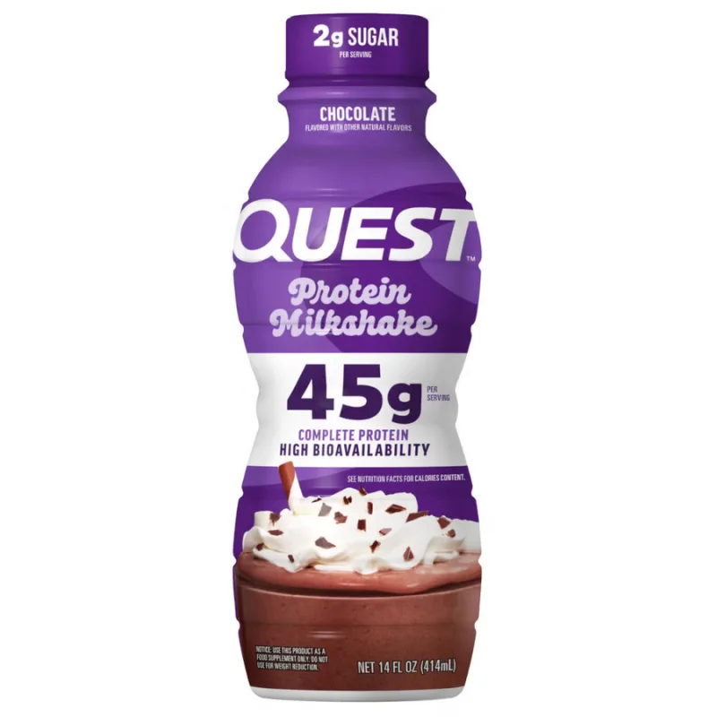 Milkshake Proteic cu Aroma de Ciocolata 414ml QUEST NUTRITION — preț și oferte