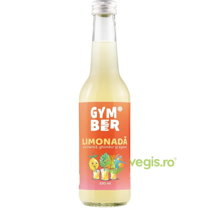 Limonada cu Menta, Ghimbir si Agave fara Zahar Adaugat 330ml GYM BEER — preț și oferte