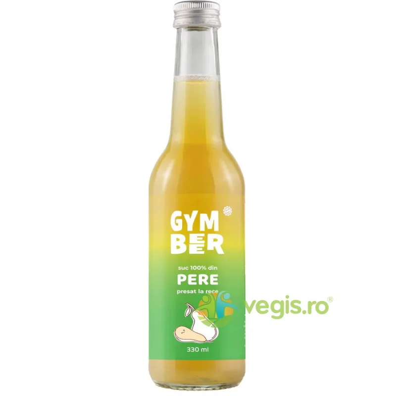 Suc de Pere 100% Natural Presat la Rece fara Zahar Adaugat 330ml GYM BEER — preț și oferte