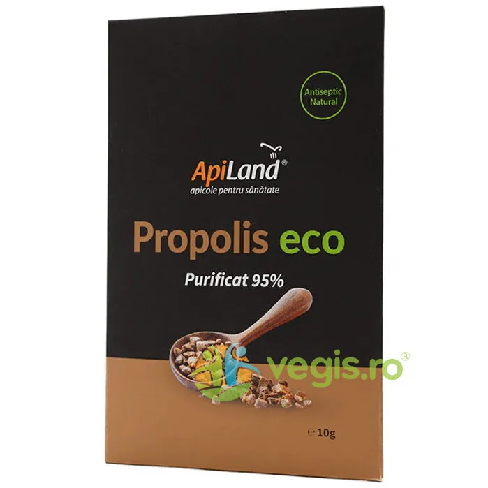 Propolis Brut (Puritate 95%) Ecologic/Bio 10g APILAND — preț și oferte