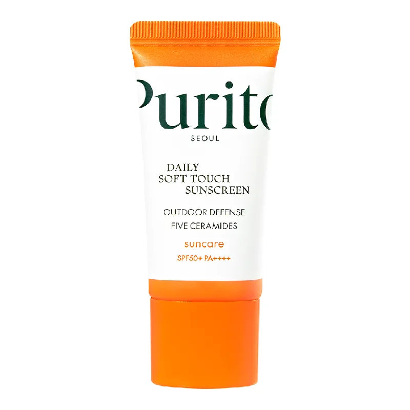 Crema de fata Daily Soft Touch cu factor de protectie SPF 50+, PA++++, Mini, 15 ml, Purito — preț și oferte