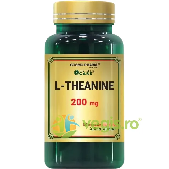 L-Theanine 200mg 60cps vegetale COSMO PHARM — preț și oferte