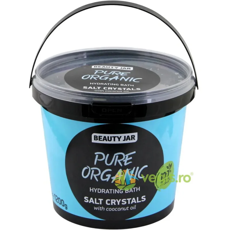 Cristale de Baie pentru Hidratare cu Ulei de Cocos Pure Organic 1.2kg BEAUTY JAR — preț și oferte