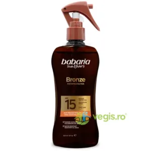 Ulei pentru Protectie Solara Ridicata cu Accelerator de Bronzare SPF15 UVA si UVB Monoi Tahiti 300ml