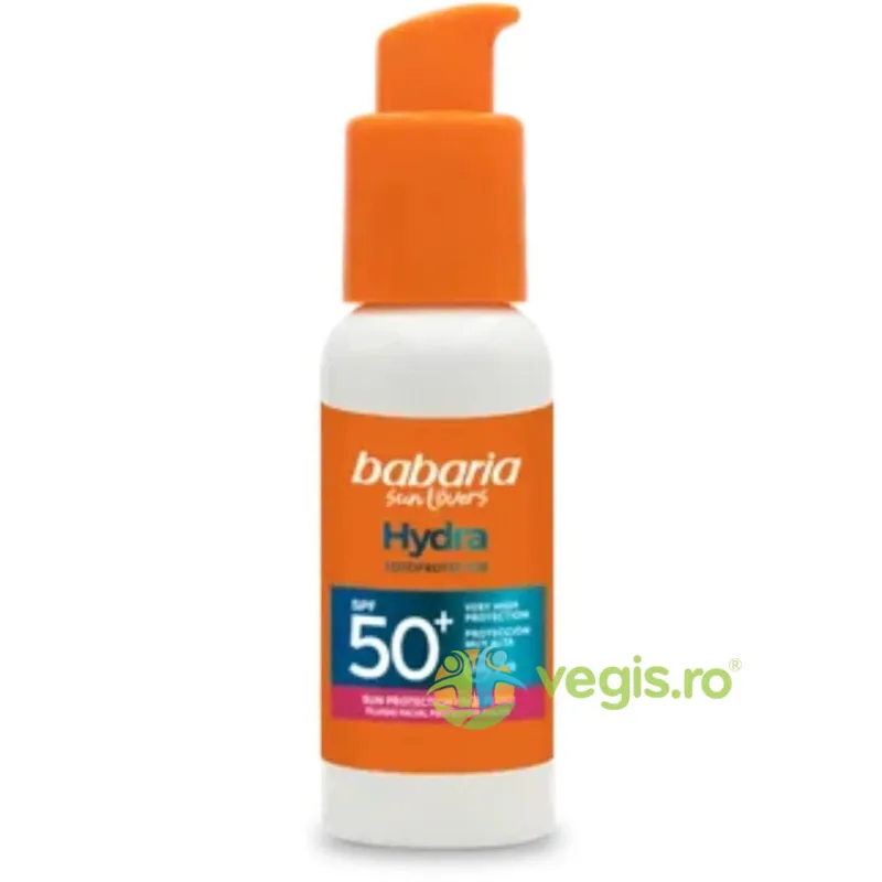 Fluid Protectie Solara Foarte Ridicata pentru Ten SPF50+ UVA si UVB Hydra Fotoprotector 40ml BABARIA — preț și oferte