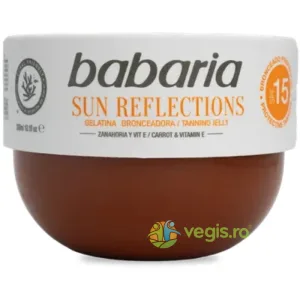 Gel pentru Accelerarea Bronzului cu Extract de Morcov si Vitamina E SPF15 Sun Reflections 300ml