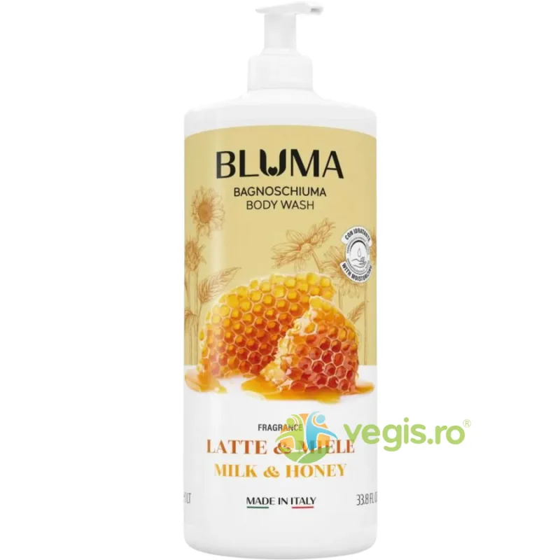 Gel de Dus Cremos cu Parfum de Lapte si Miere 1L BLUMA — preț și oferte