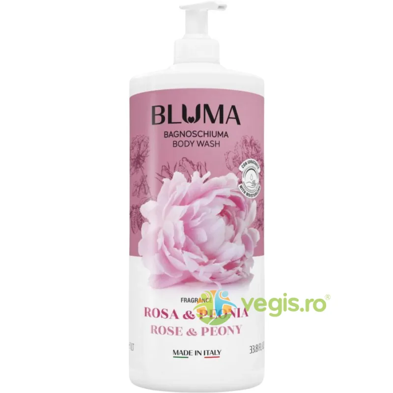 Gel de Dus Cremos cu Parfum de Trandafir si Bujor 1L BLUMA — preț și oferte