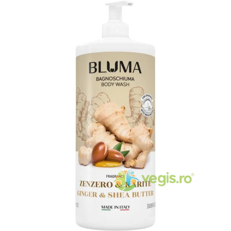 Gel de Dus Cremos cu Parfum de Ghimbir si Unt de Shea 1L BLUMA — preț și oferte