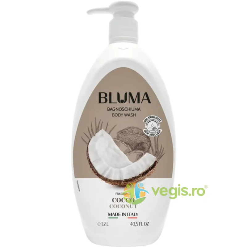 Gel de Dus Cremos cu Parfum de Cocos 1.2L BLUMA — preț și oferte