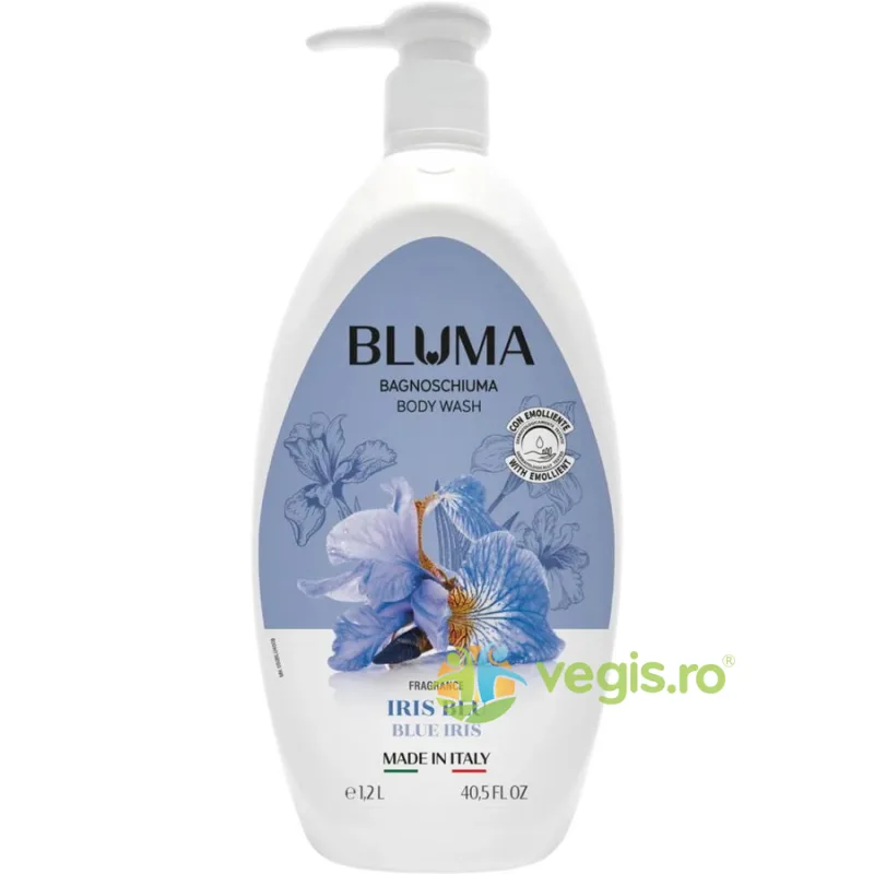 Gel de Dus Cremos cu Parfum de Iris Albastru 1.2L BLUMA — preț și oferte