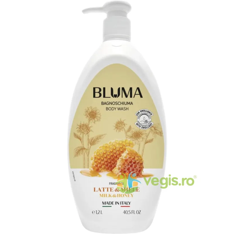 Gel de Dus Cremos cu Parfum de Lapte si Miere 1.2L BLUMA — preț și oferte