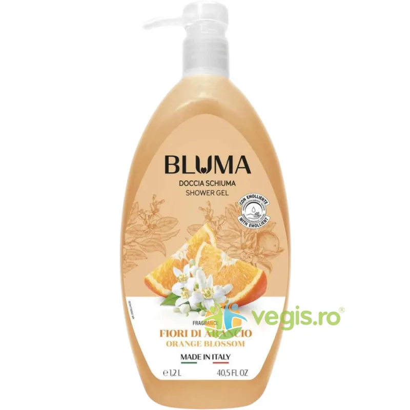 Gel de Dus Cremos cu Parfum de Flori de Portocal 1.2L BLUMA — preț și oferte