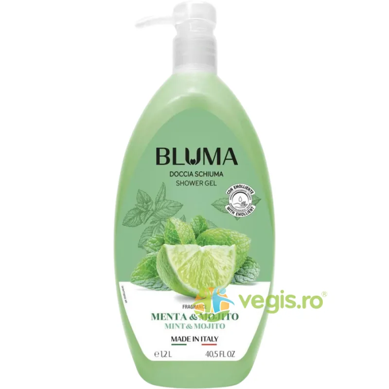 Gel de Dus Cremos cu Parfum de Menta si Mojito 1.2L BLUMA — preț și oferte