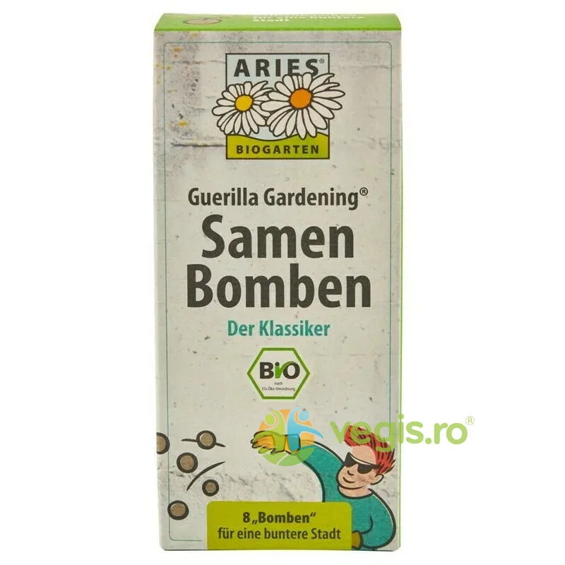 Bilute cu Seminte pentru Semanat Mix Clasic de Flori Ecologice/Bio 8bucati ARIES — preț și oferte
